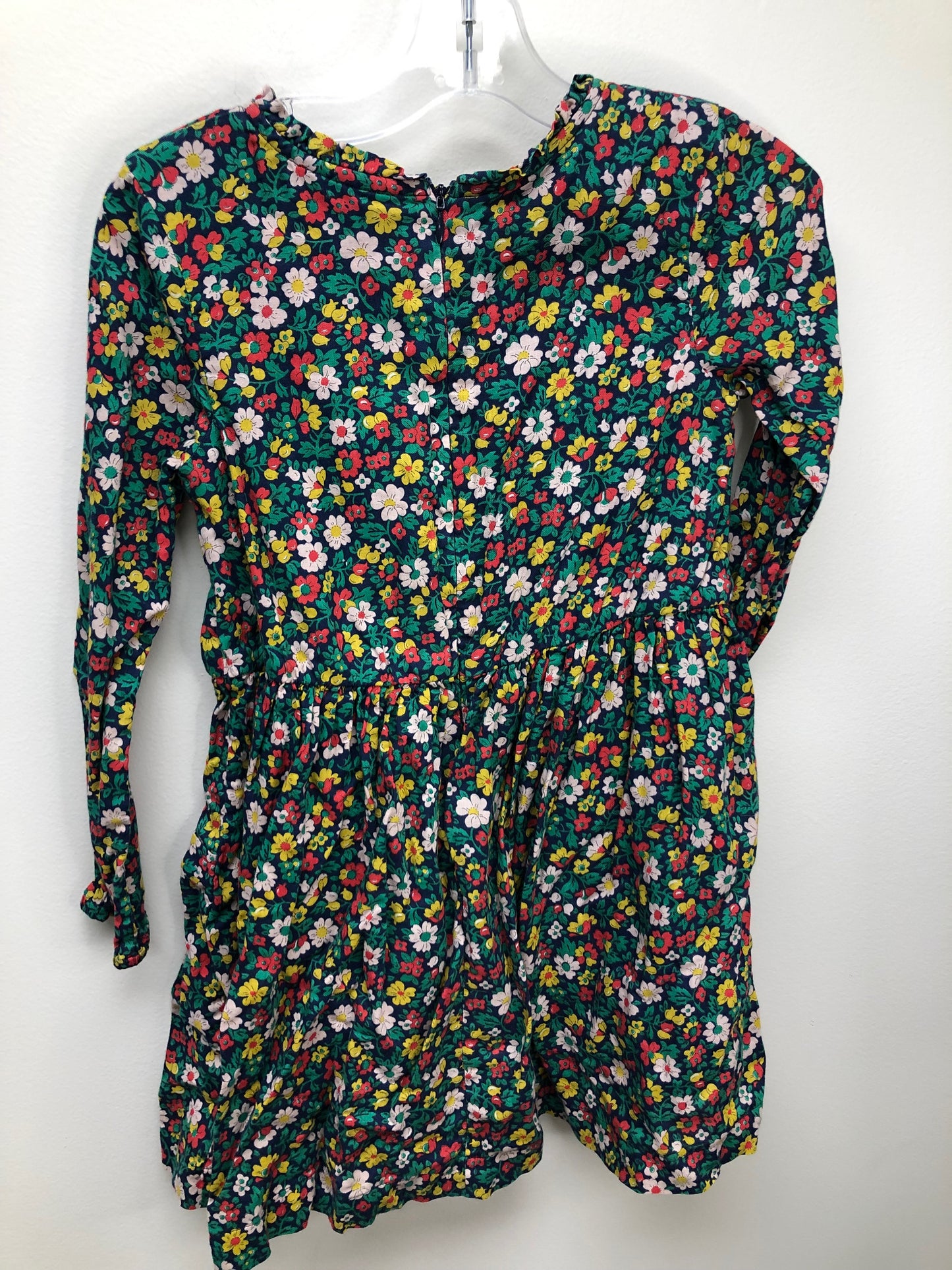 6-7 Mini Boden navy floral Dress