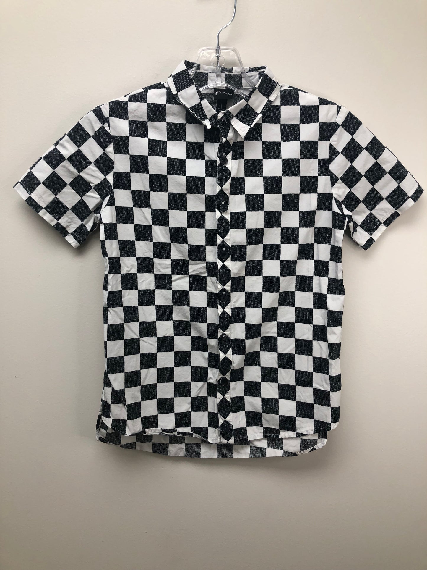 6 Art Class black checkered Shirt