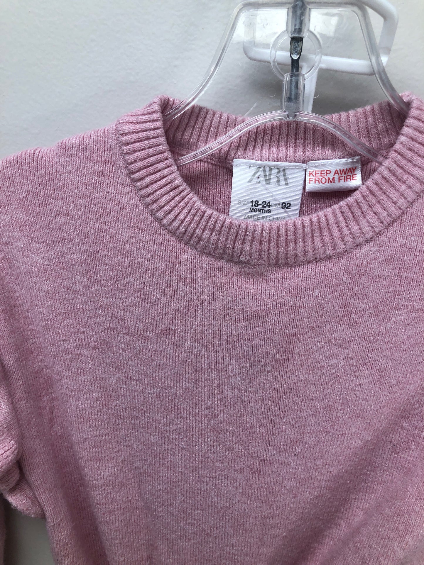 18-24 Months Zara pink knit 2 PC Ensembles