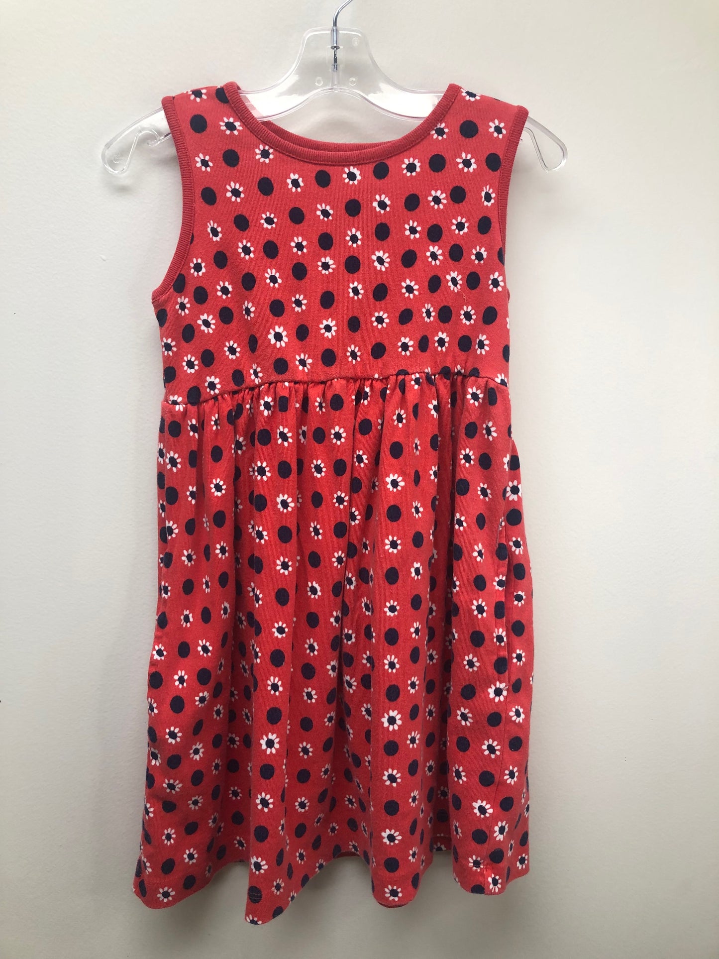 6-7 Hanna Andersson red print Dress
