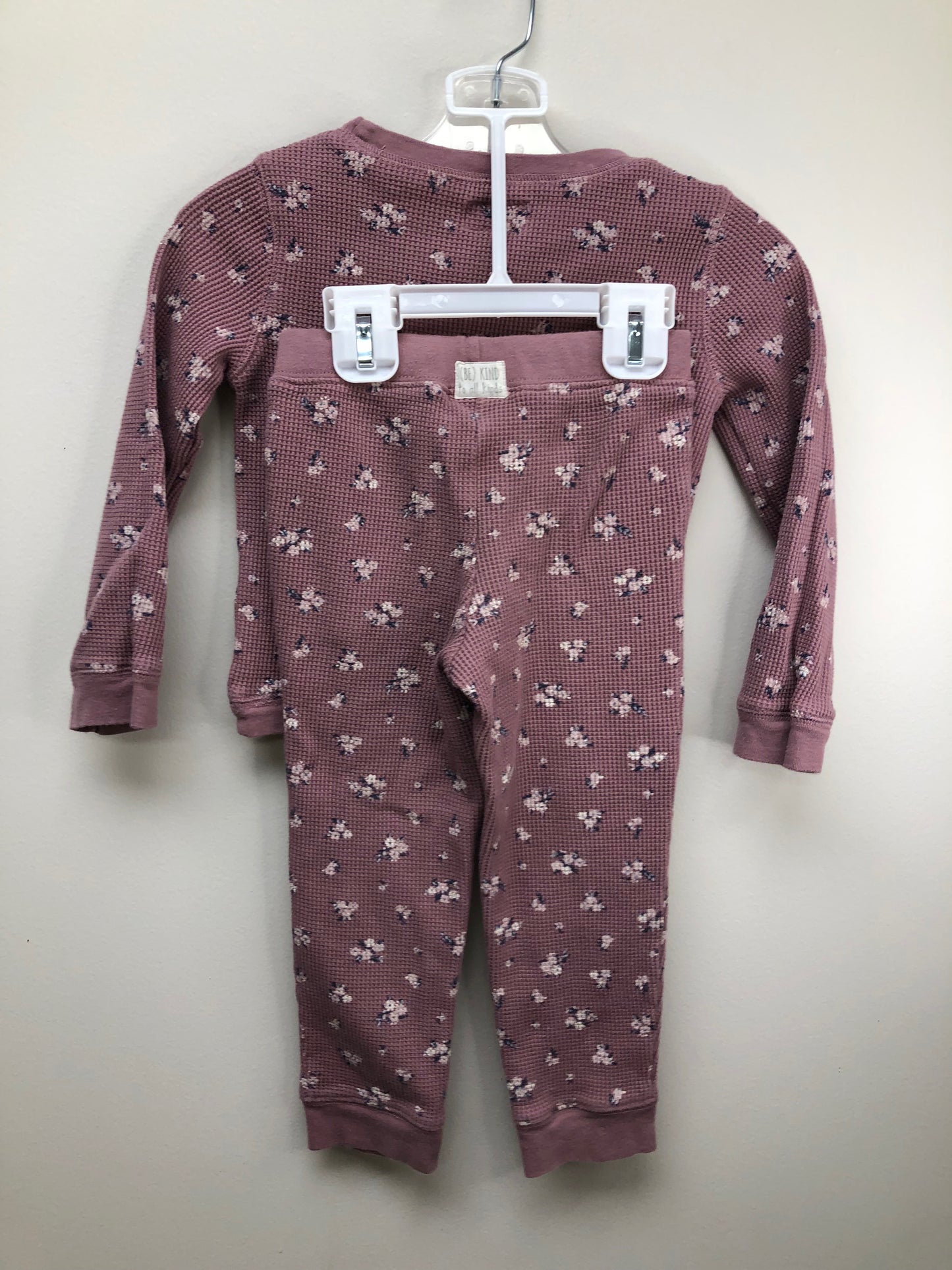 Little Planet Child Size 4T purple floral 2 PC Ensembles