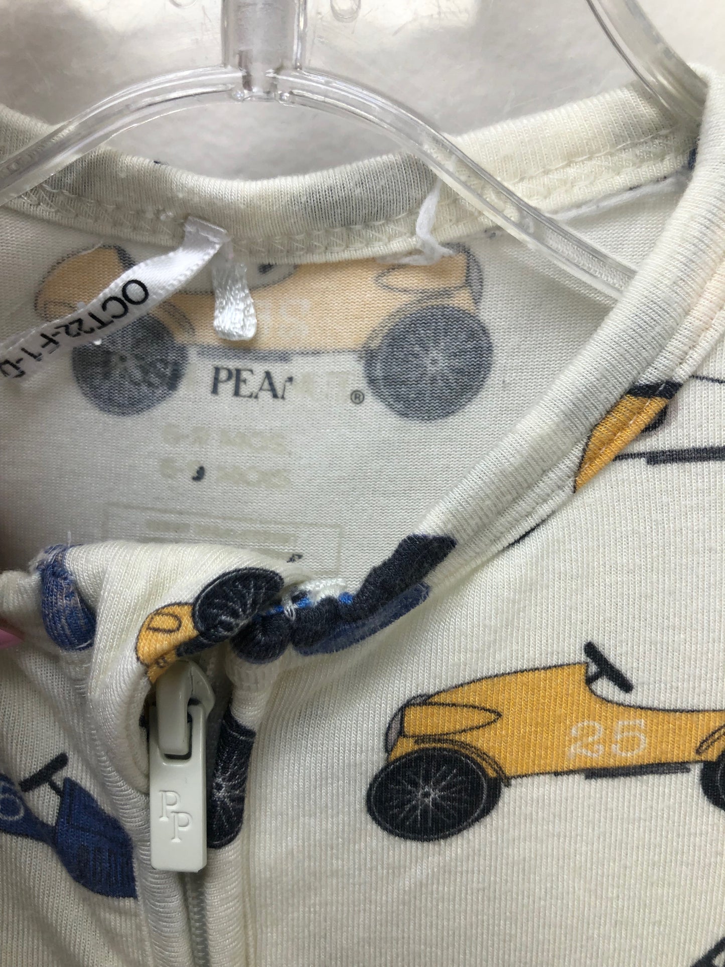 6-9m Posh Peanut cream cars Sleeper