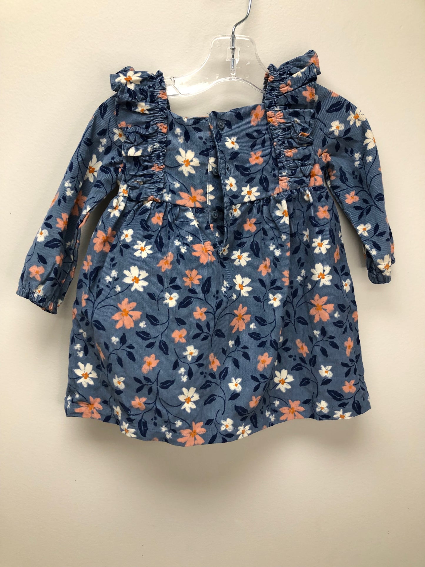 12m Carter's blue floral Dress