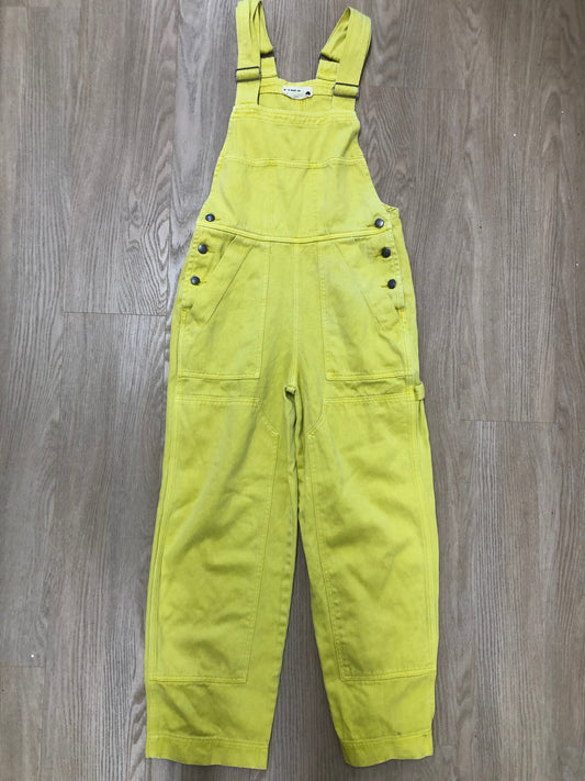 back beat co. Child Size Small neon green Overalls