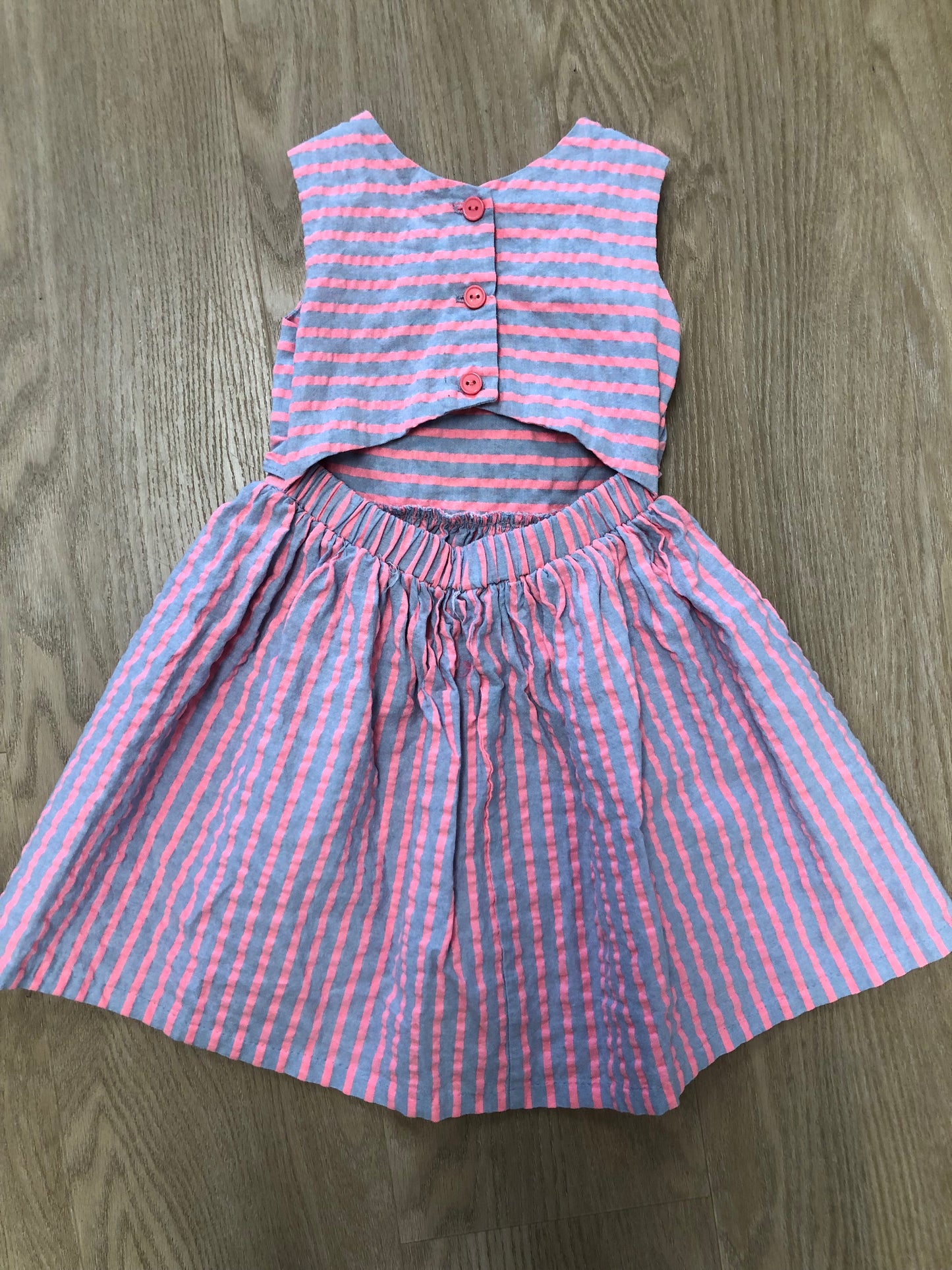 Iris & Ivy Child Size 3T Pink Stripe Dress