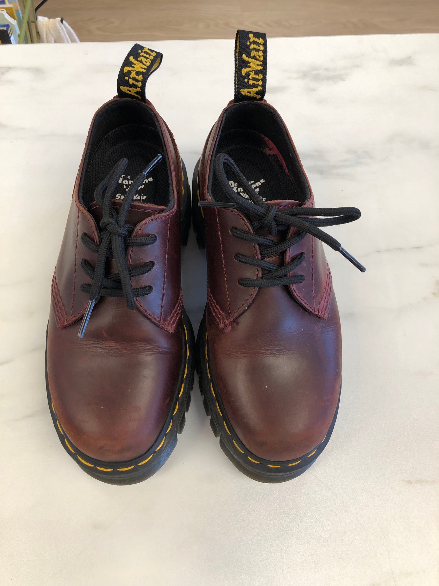 Dr Martens Adult Size 5 Burgundy Shoes/Boots