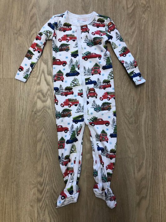 Hart + Land Child Size 18 Months White Christmas Pajamas