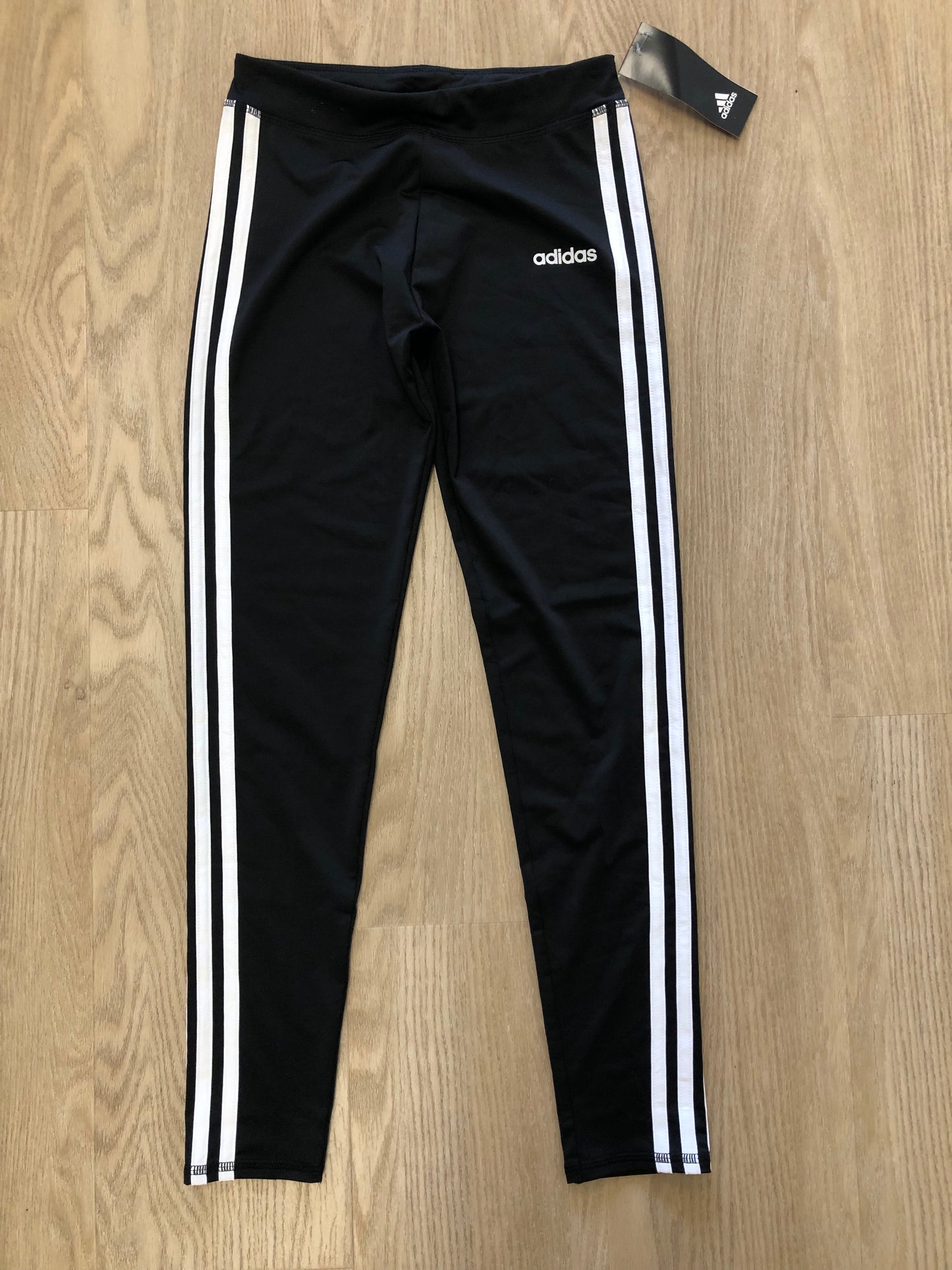 Adidas Child Size 14 Black track Pants