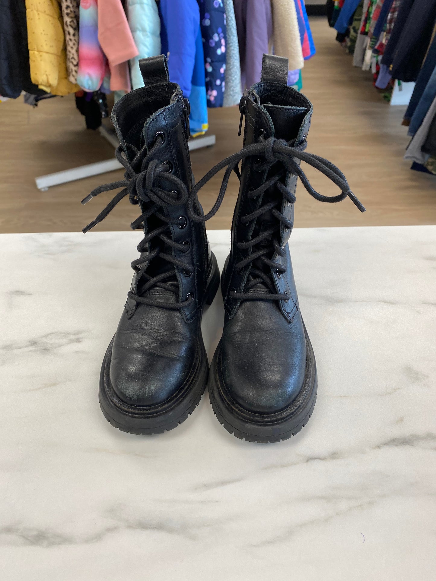 Zara Black lace up Shoes/Boots