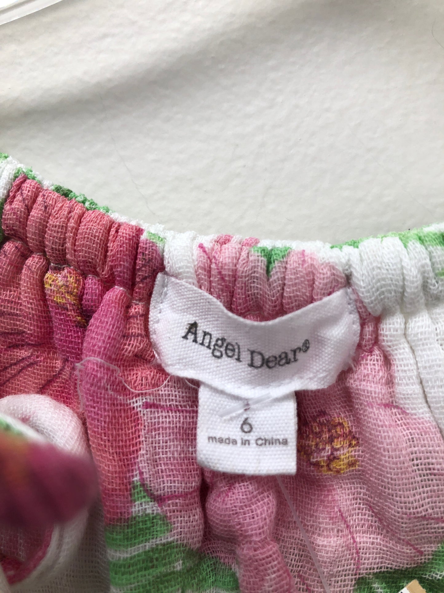 6 Angel Dear white floral Dress