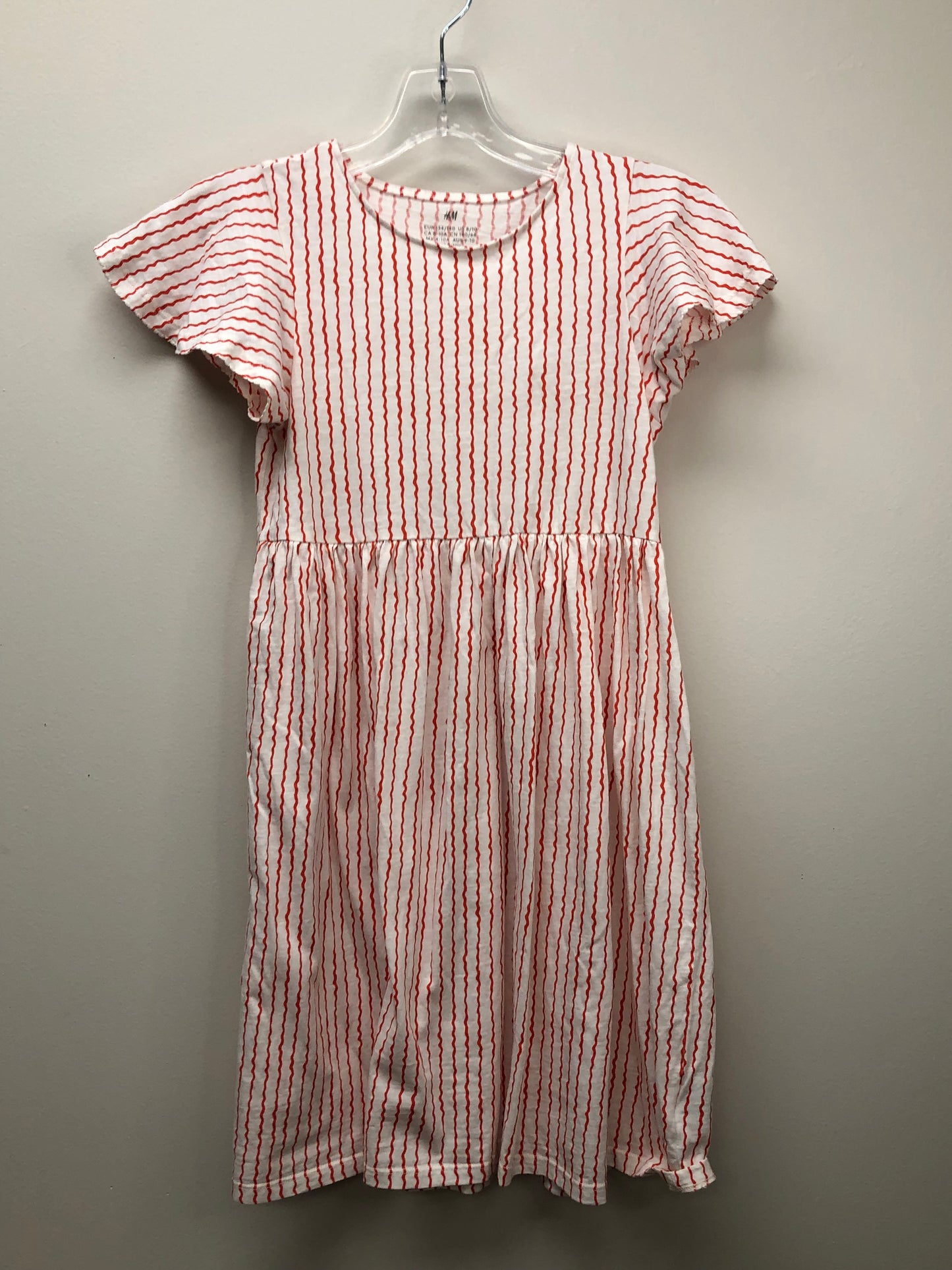 Size 8 H&M red stripe Dress