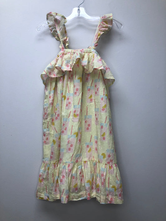 7 Pink Chicken yellow fruit Dress