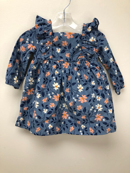 12m Carter's blue floral Dress