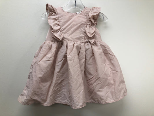 12 Months H&M blush ruffle Dress