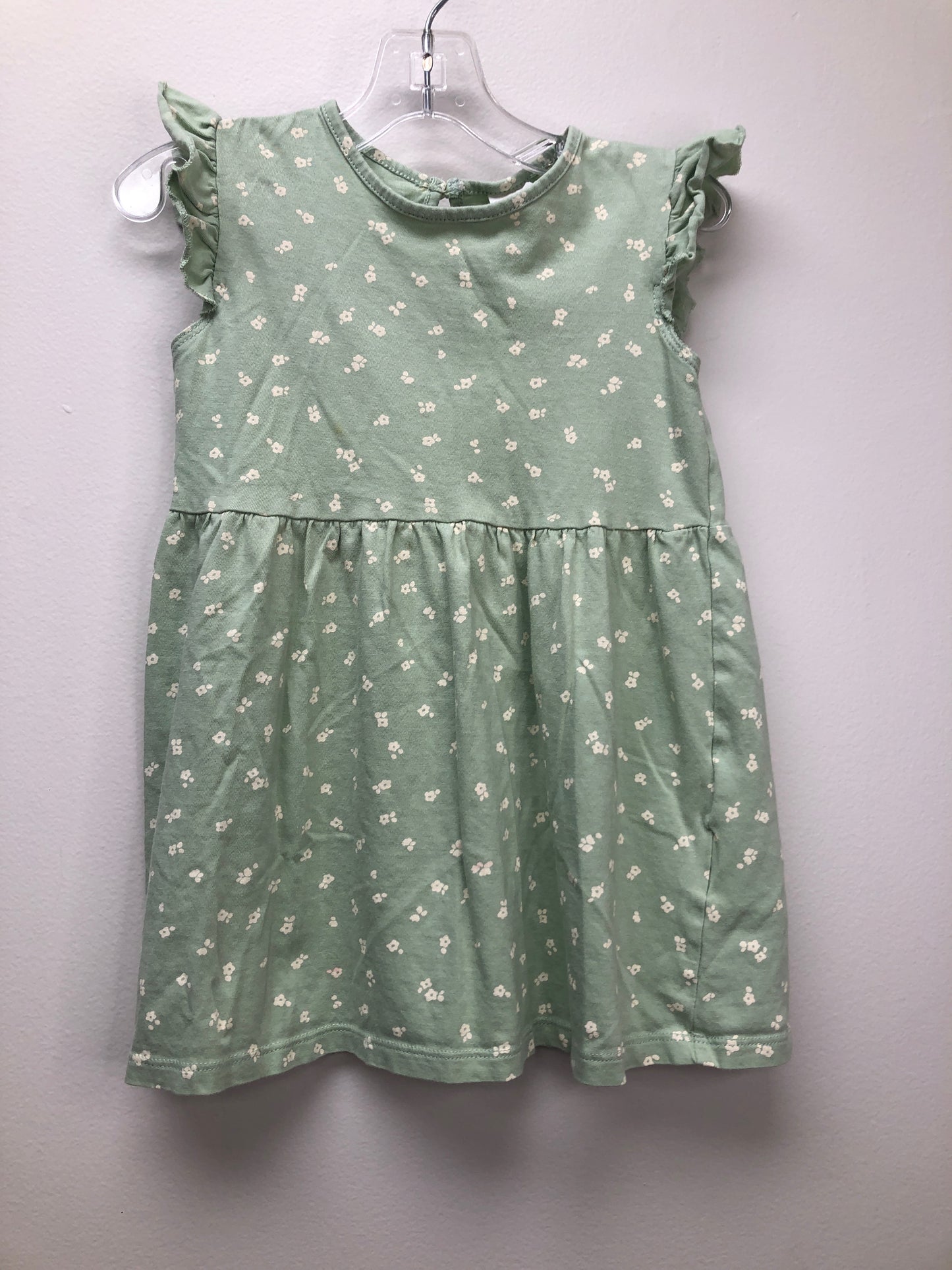 3 H & M green floral Dress