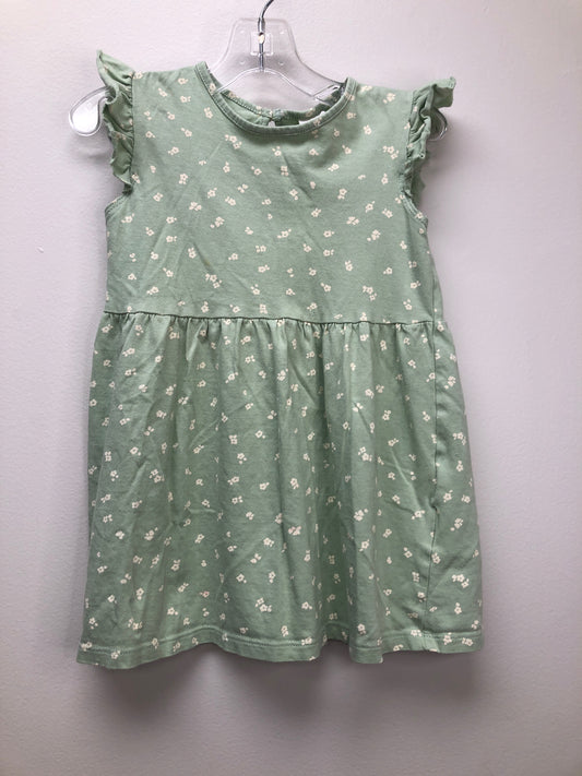 3 H & M green floral Dress