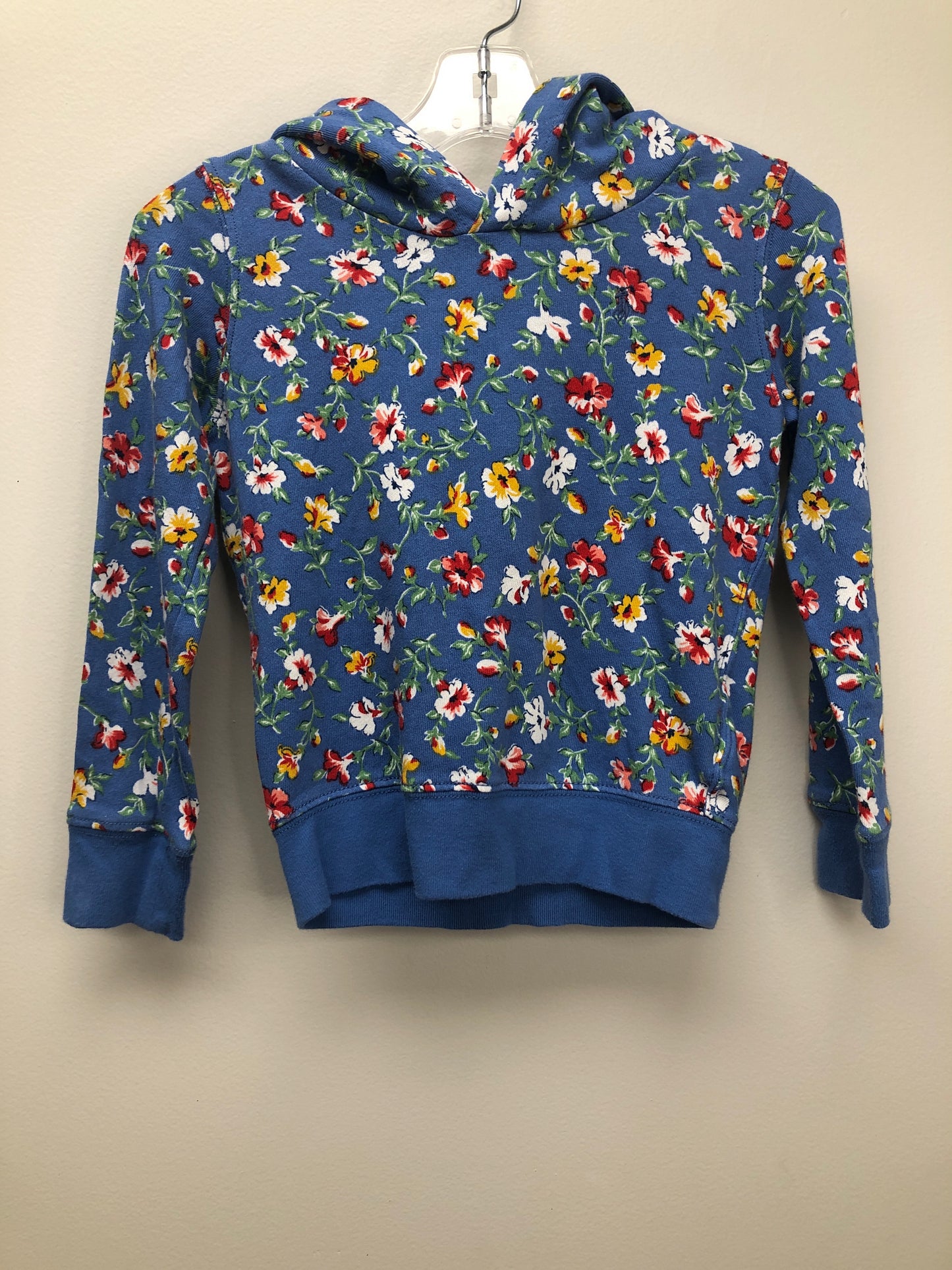 size 5 Polo Ralph Lauren blue floral Sweatshirt