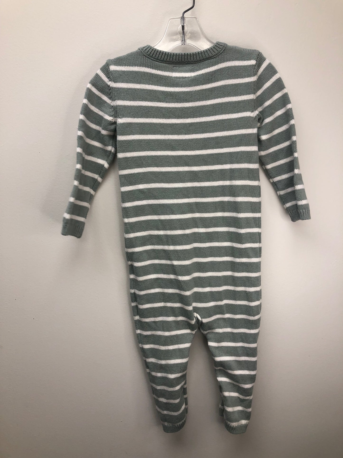 18m Little Planet green stripe 1 PC Ensemble