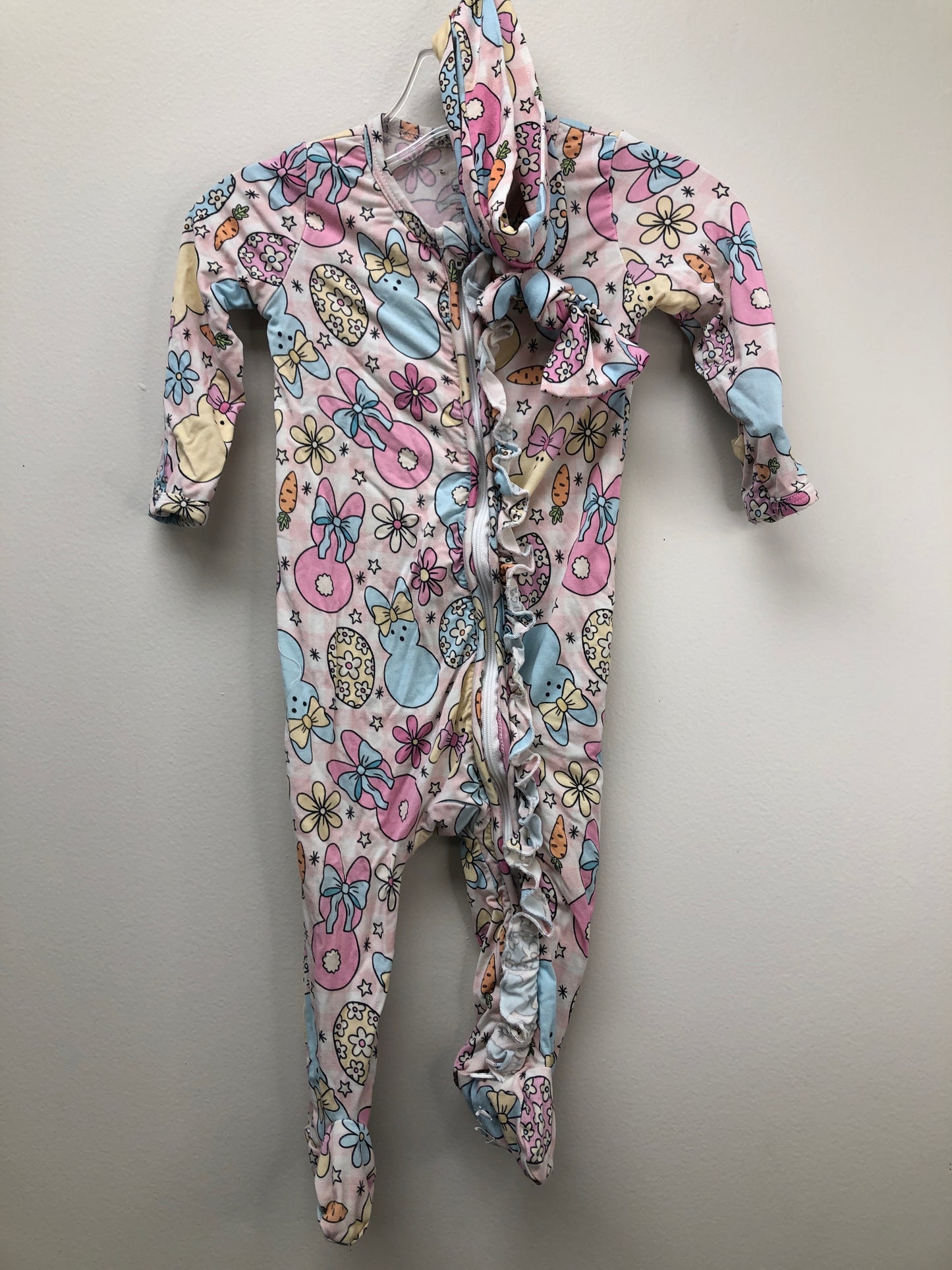 3-6m Caden Lane pink Easter Sleeper