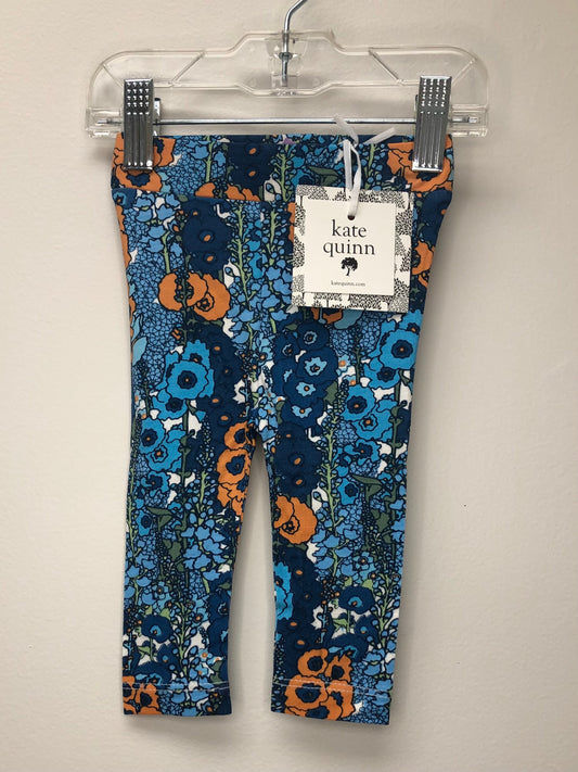 0-3m Kate Quinn blue floral Pants
