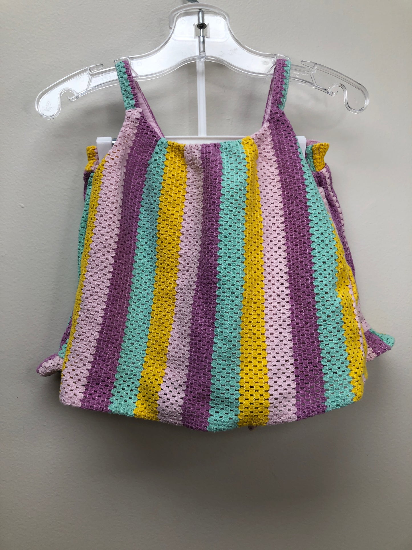 12-18m Old Navy purple stripe 2 PC Ensembles