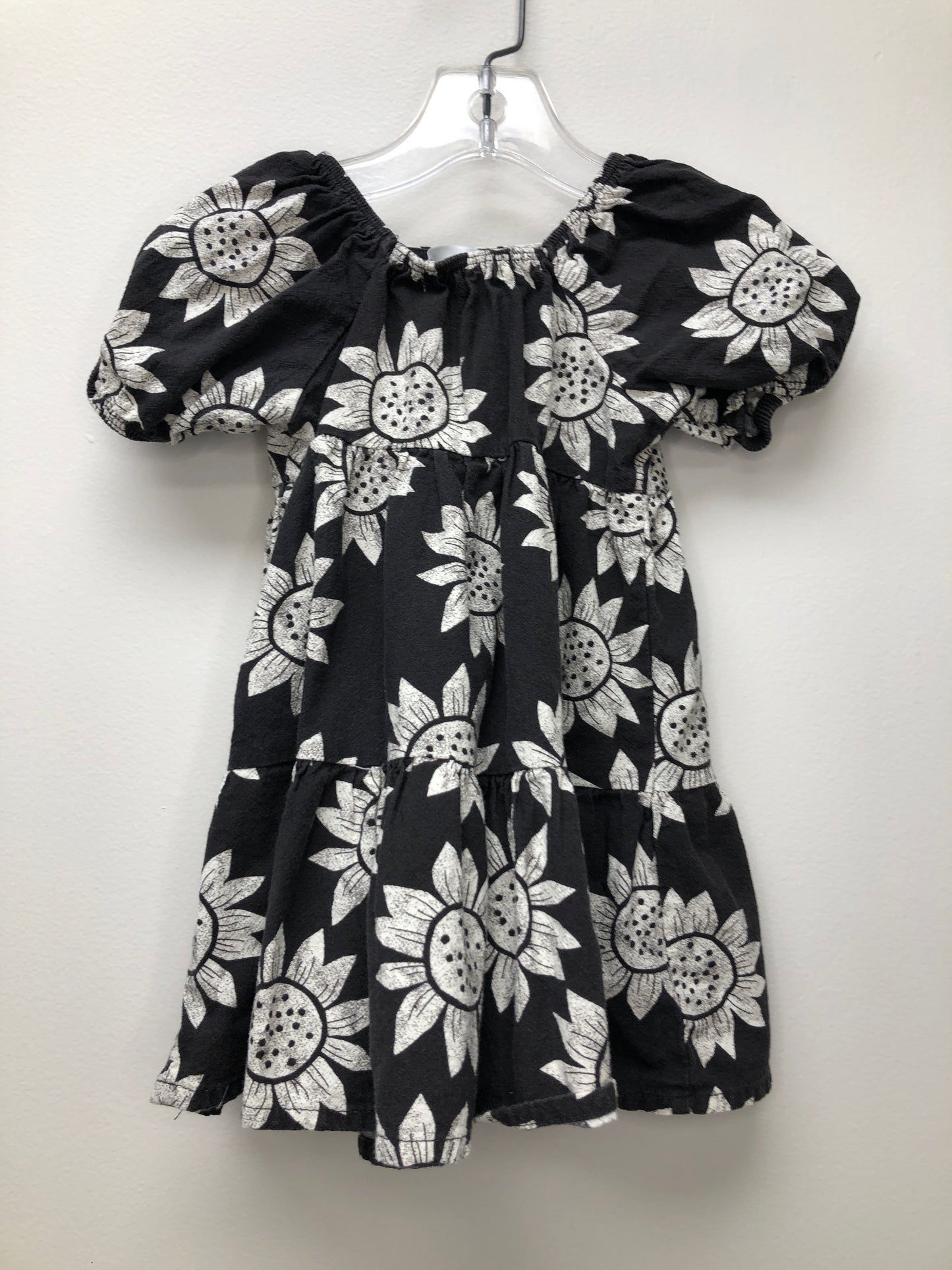 18m Little Co. charcoal Sunflowers Dress