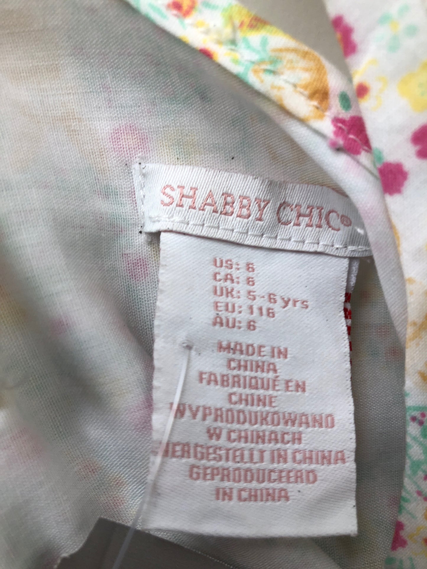 6 Shabby chic Multi-Color floral Dress