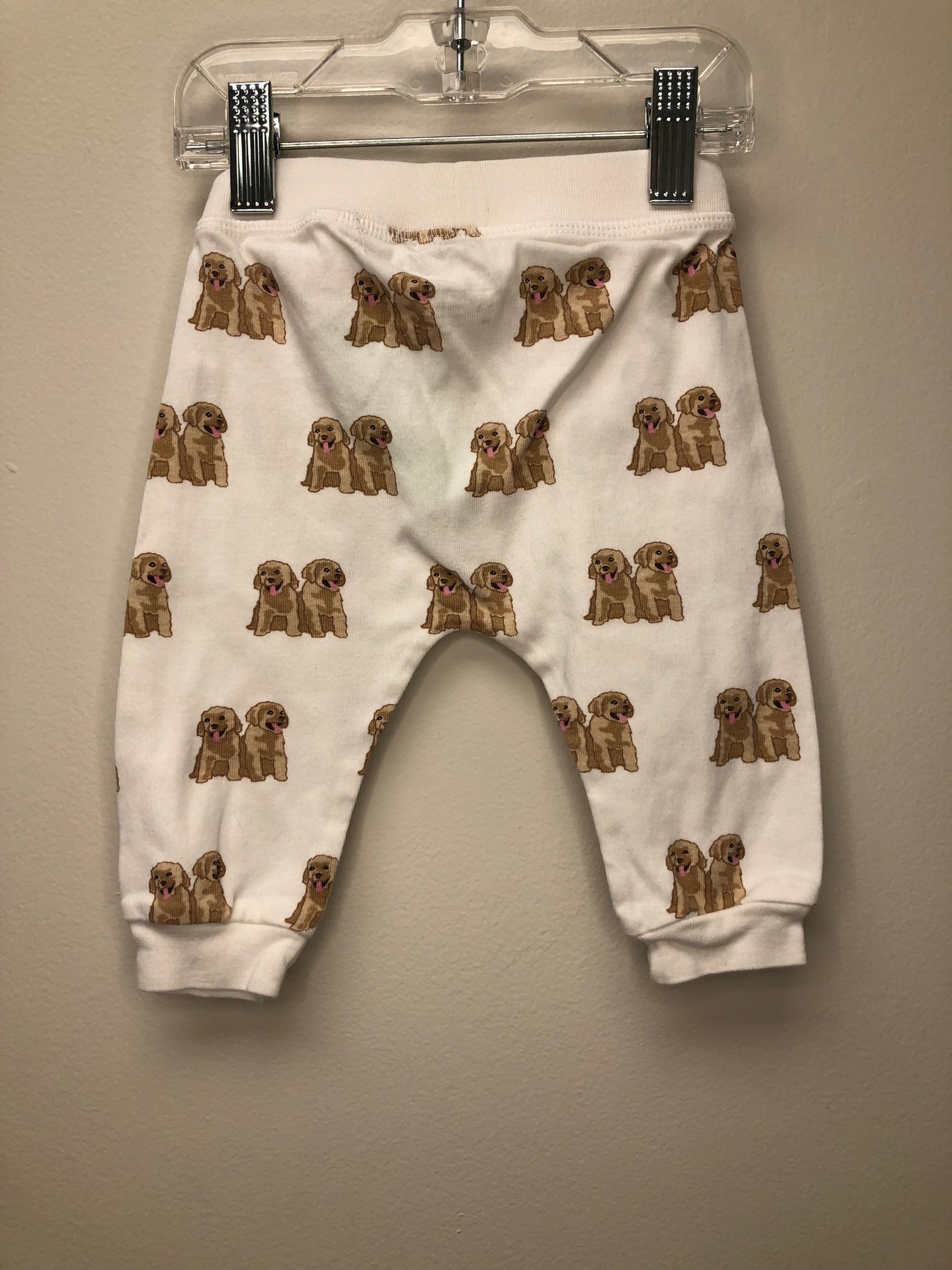3-6m Monica + Andy white Dog Pants