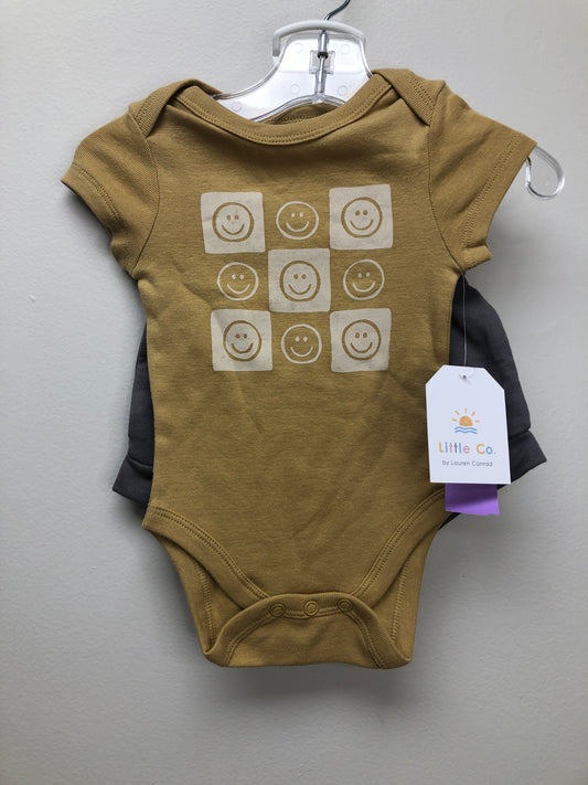 3M Little Co. yellow smiley 2 PC Ensembles