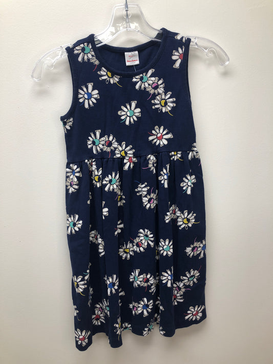 8 Hanna Andersson navy flowers Dress