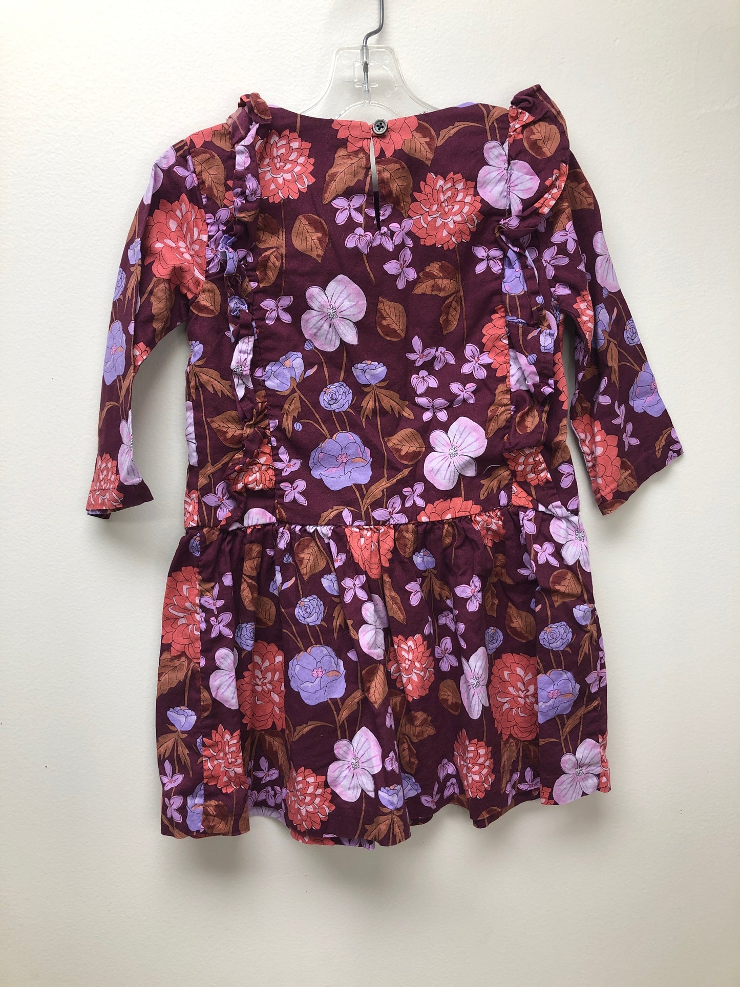 Size 5T tea magenta floral Dress