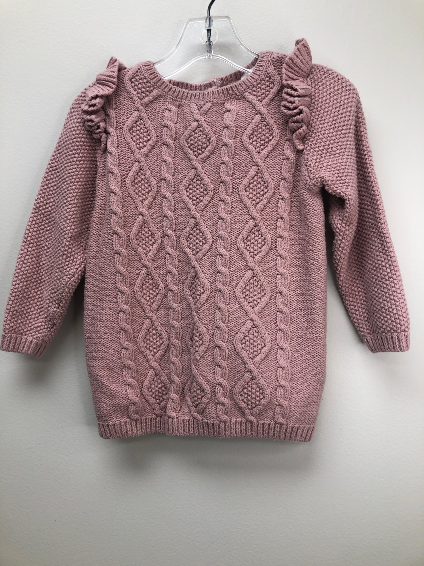 12-18M H & M pink knit Dress