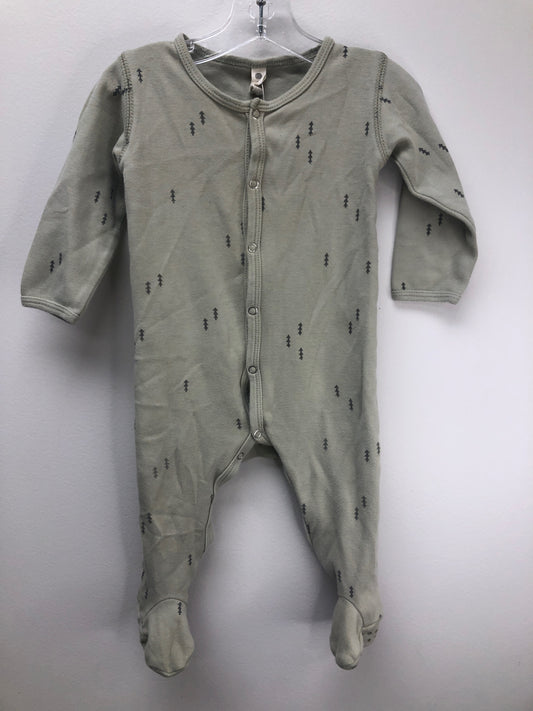 6-12 Months Quincy Mae green Trees Pajamas