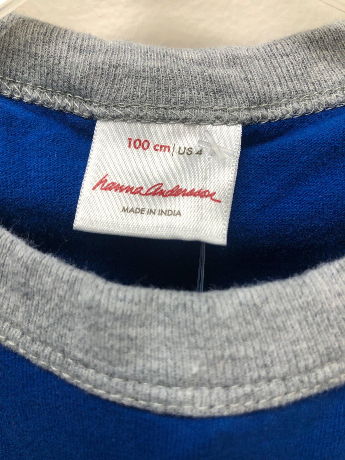 4 Hanna Andersson  blue rainbow Shirt
