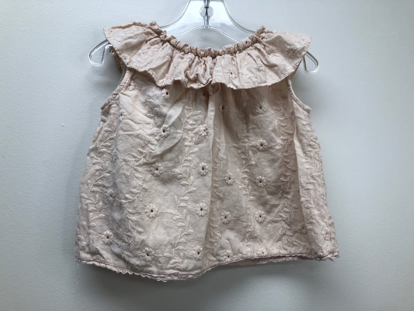 9m Zara pink embroidered Shirt
