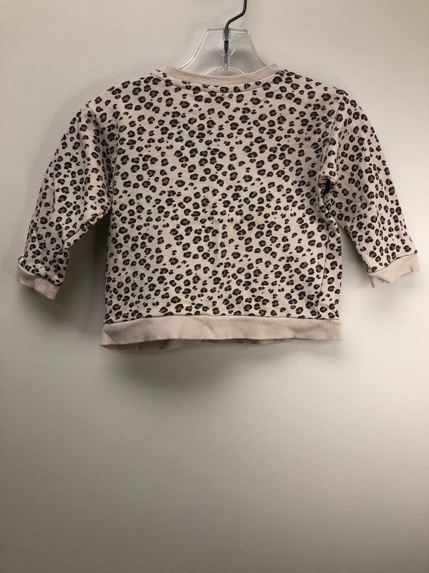 12m H & M tan animal print Sweatshirt