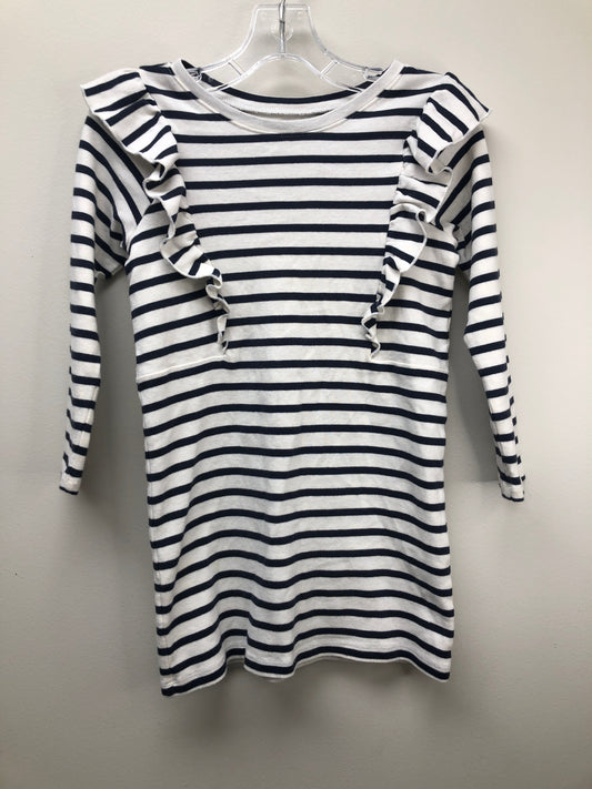 6 tea navy stripe Dress