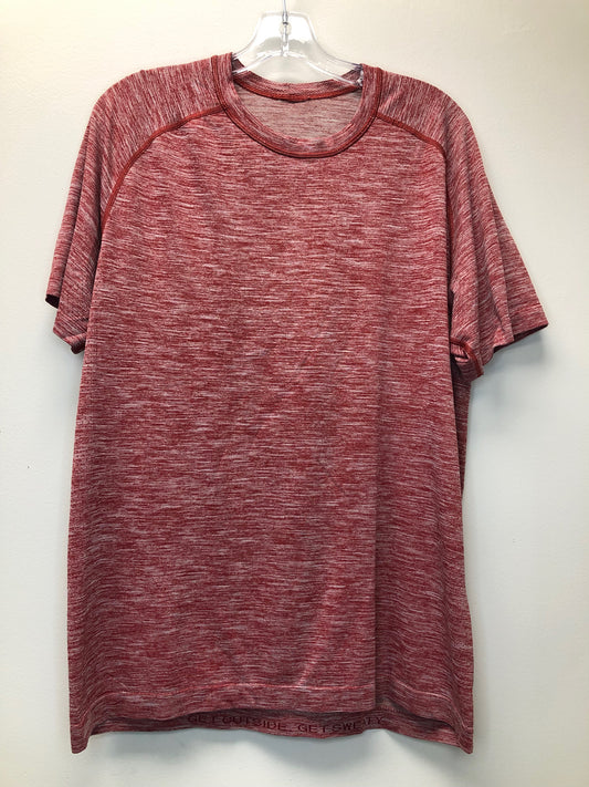 Large Lululemon red heather Shirt