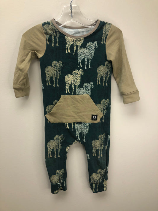 6m Rags green animal print 1 PC Ensemble