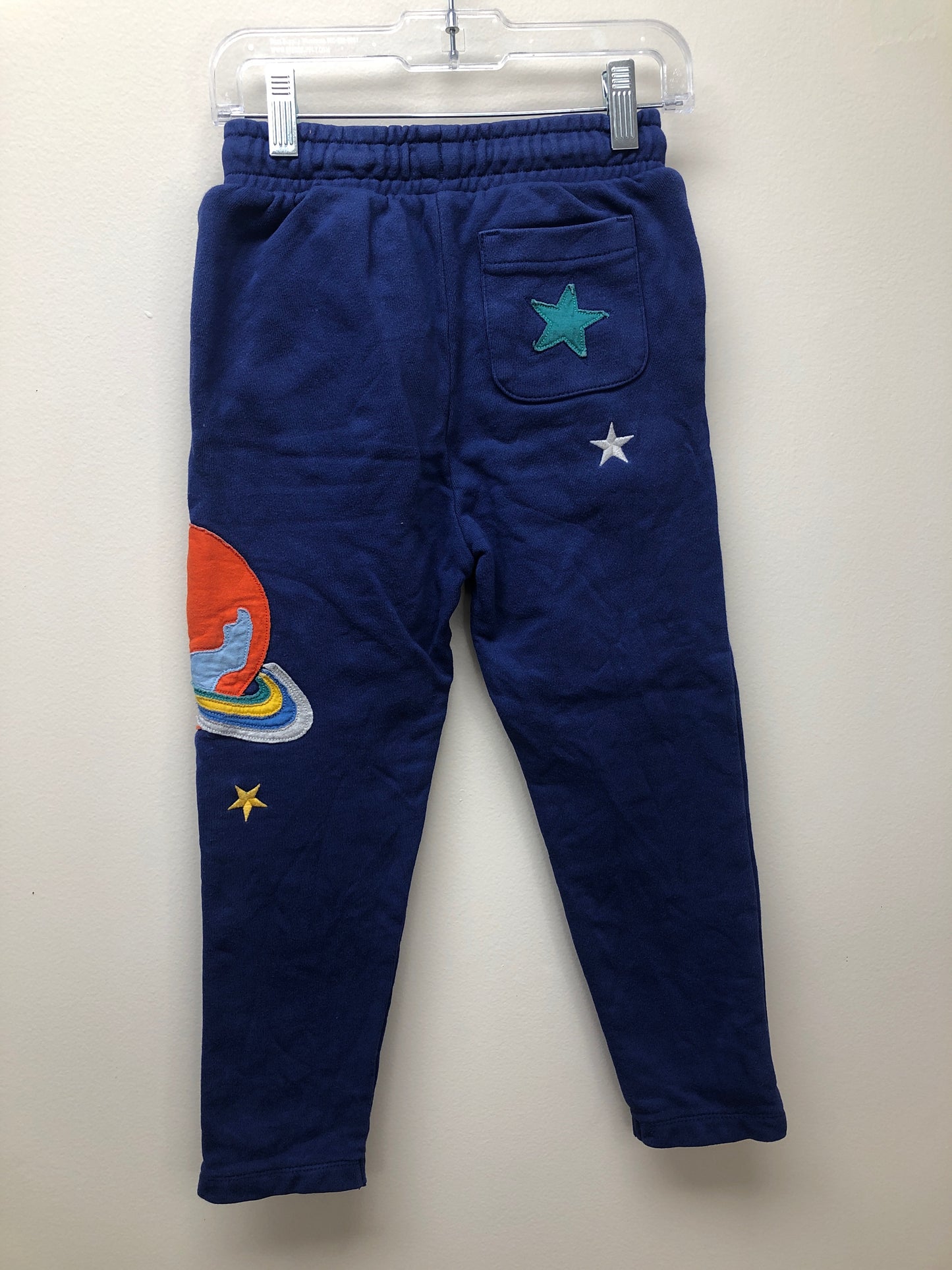 5 Mini Boden navy planets Pants
