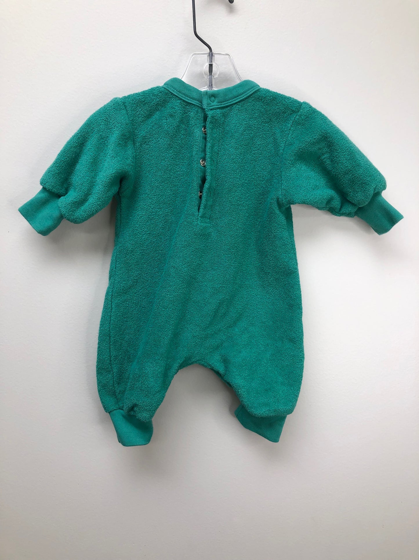 3 Months Tiny Cotton green Romper