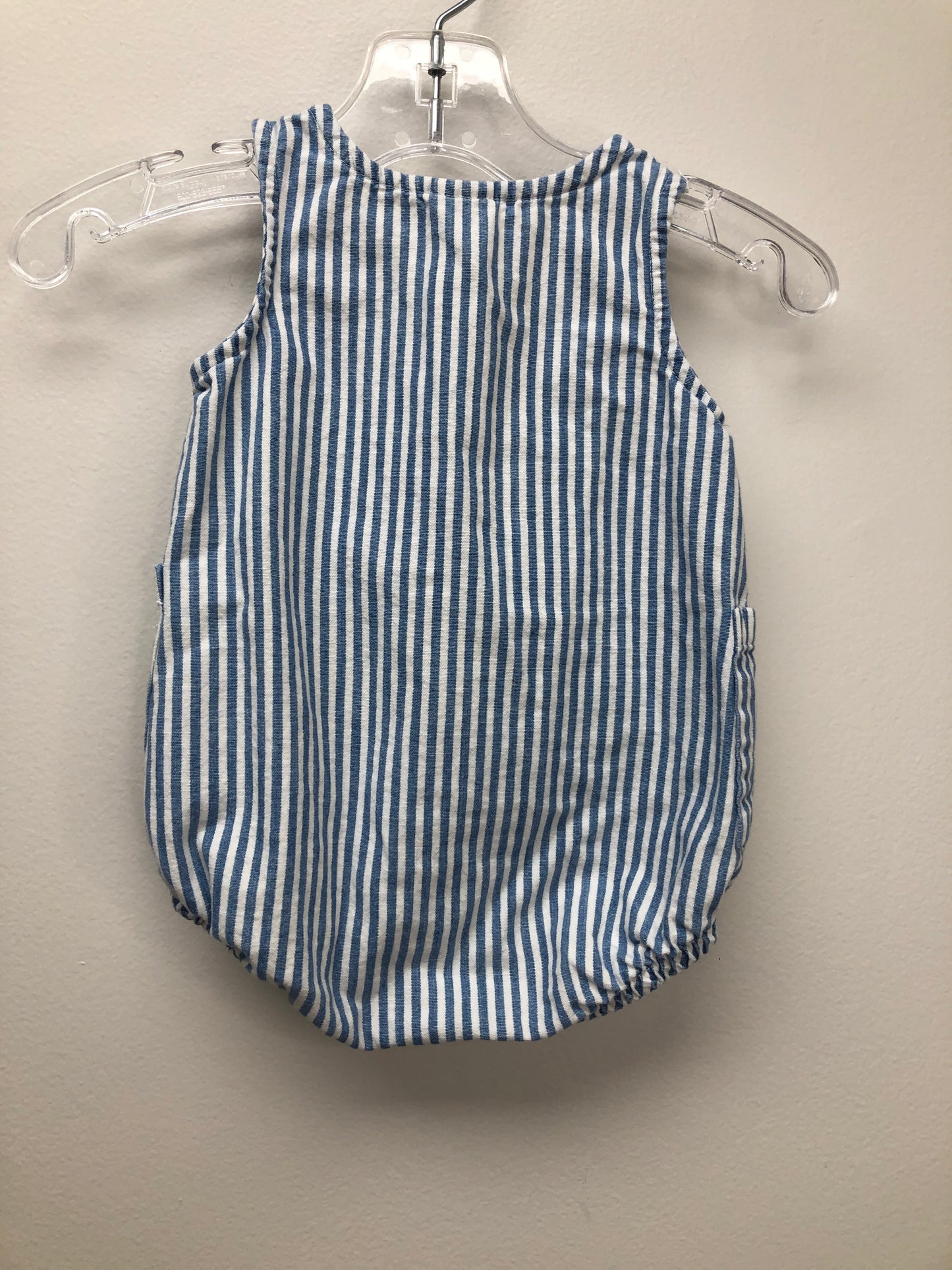 3M Carter's blue stripe Romper