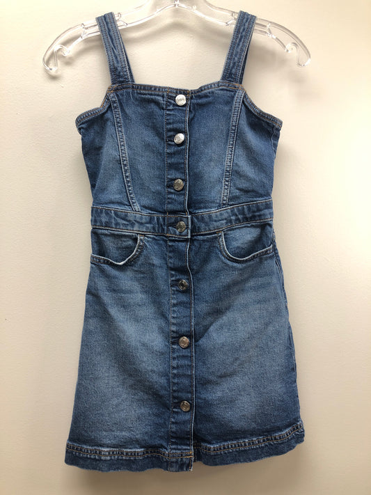 8 GAP blue denim Dress