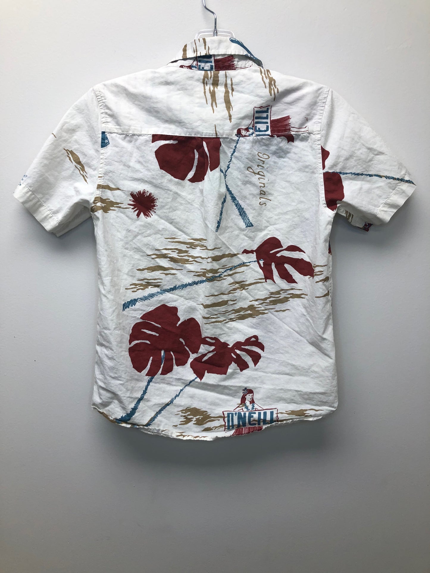 10 oneill cream floral Shirt