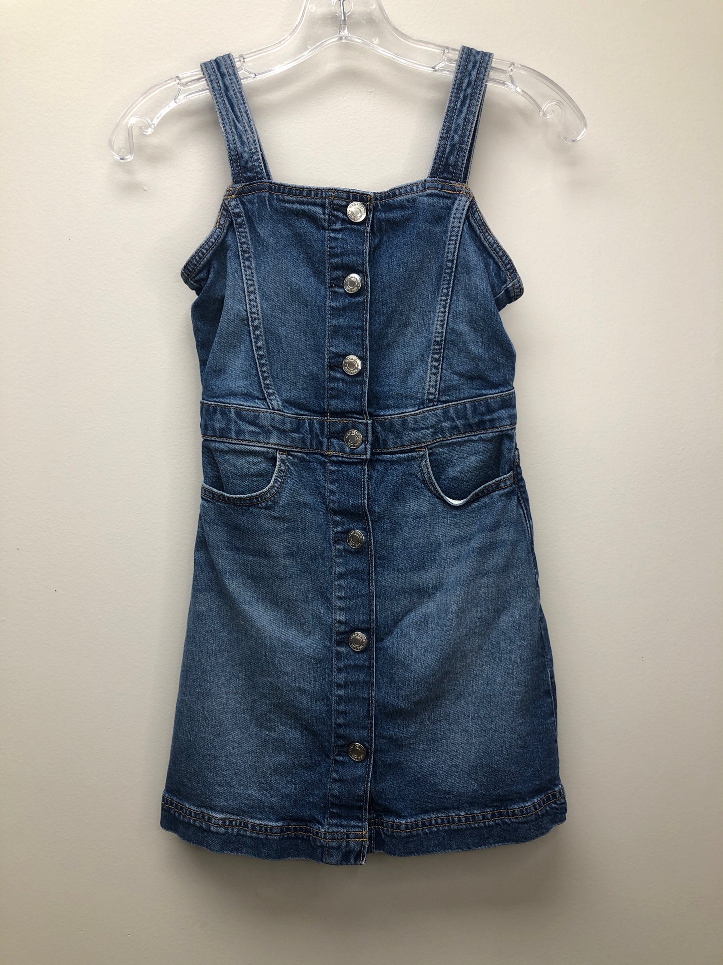 8 GAP blue denim Dress