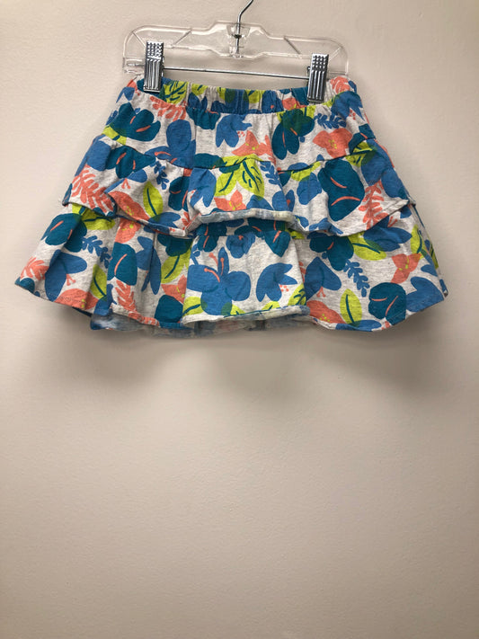 3 tea Multi-Color print Skort