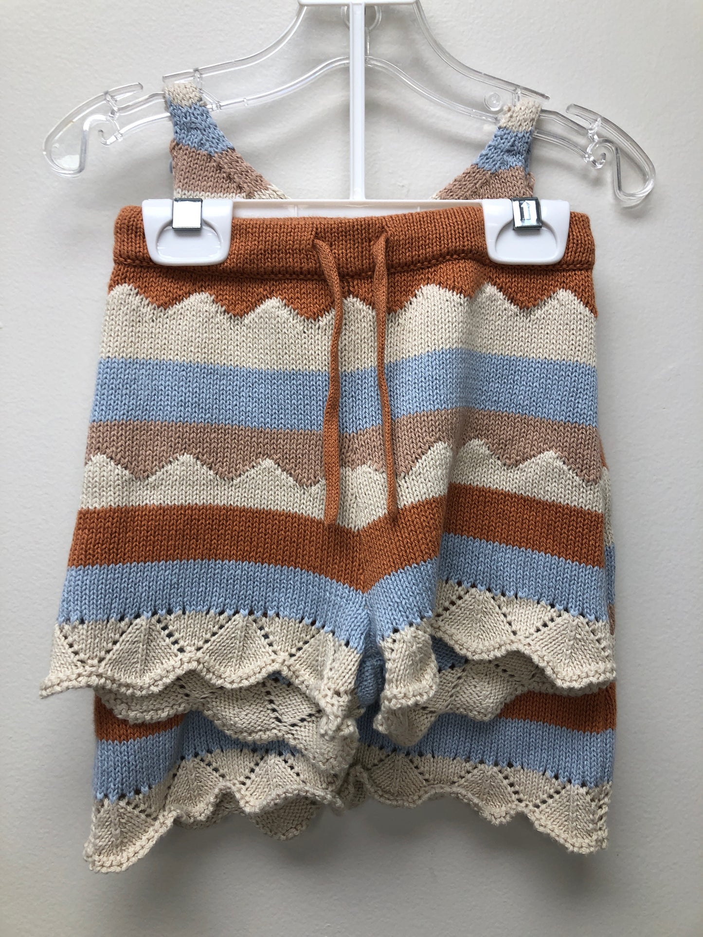 2T Little Co. Multi-Color stripe 2 PC Ensembles