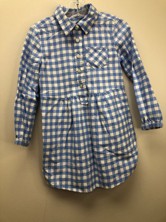 4T Vineyard Vines blue plaid Dress