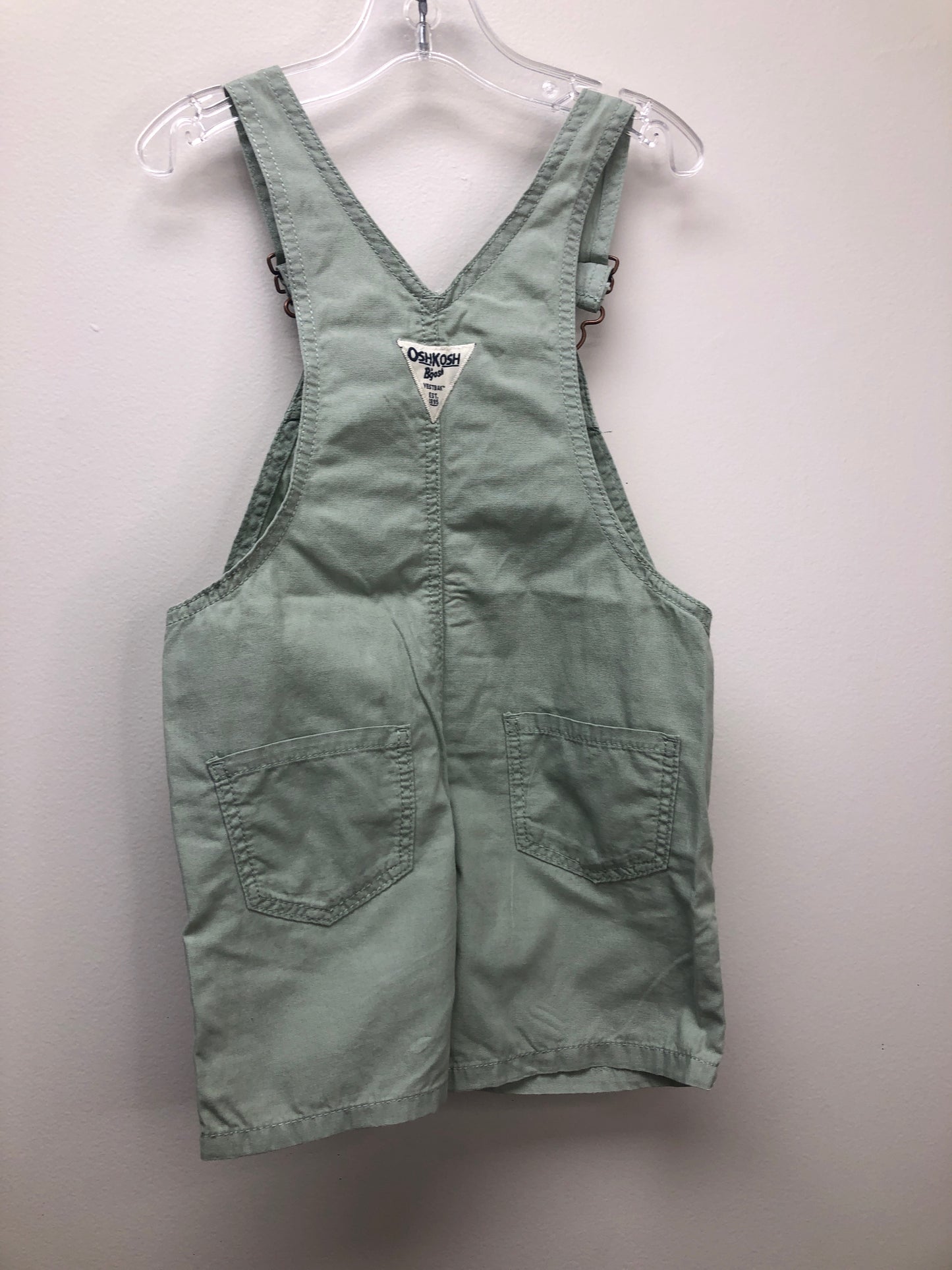 Size 4T Osh Kosh B'Gosh green embroidered Overalls