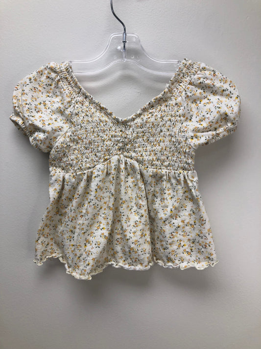 6 Art Class Child Size 6 cream floral Shirt